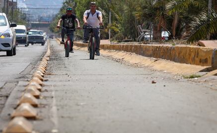 Usuarios de Ecatepec denuncian falta de mantenimiento y seguridad en ciclovía que conecta con Nezahualcóyotl