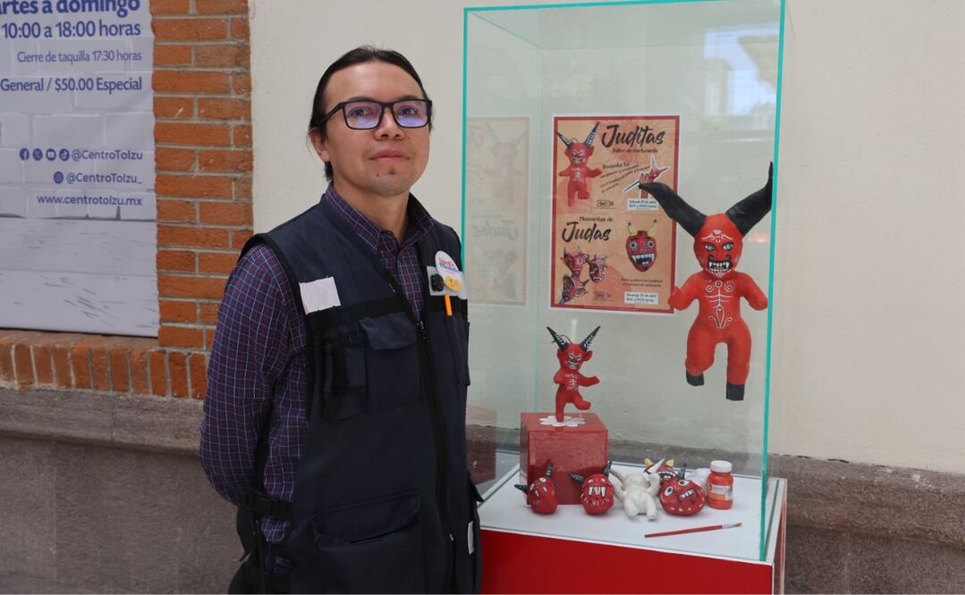 Participantes crearán su propio Judas de cartón en el taller de Tolzú. Foto: Sergio García
