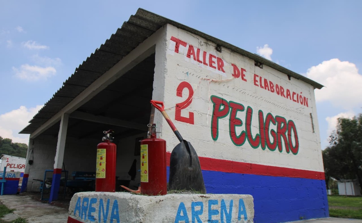 La Saucera se recupera: Entregan 10 módulos de pirotecnia reconstruidos en Tultepec