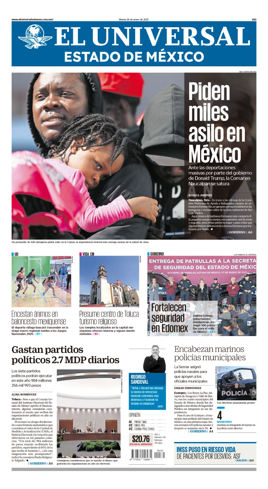 Portada 28 de enero 2025