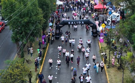 Cientos de naucalpenses participan en la carrera “Corre Contra el Cáncer 2026”