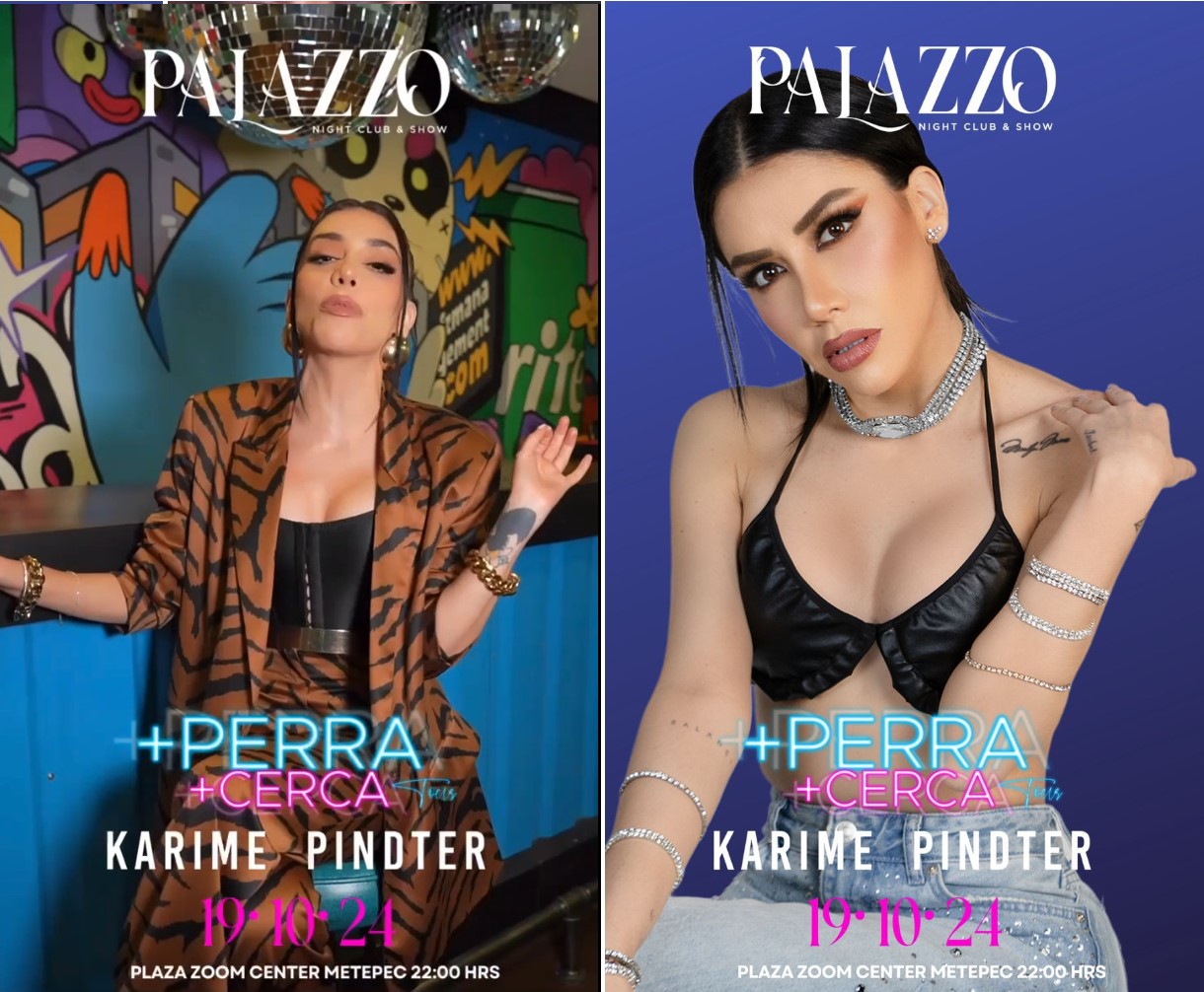 ¡Prepárate para la fiesta! Karime Pindter en Palazzo Metepec