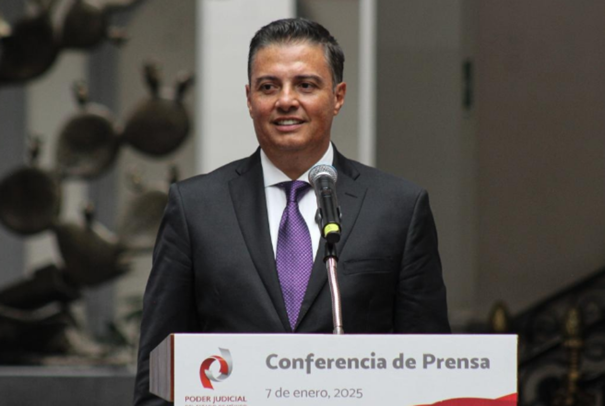 Fernando Díaz Juárez, es el presidente interino del Poder Judicial del Estado de México. Foto Especial