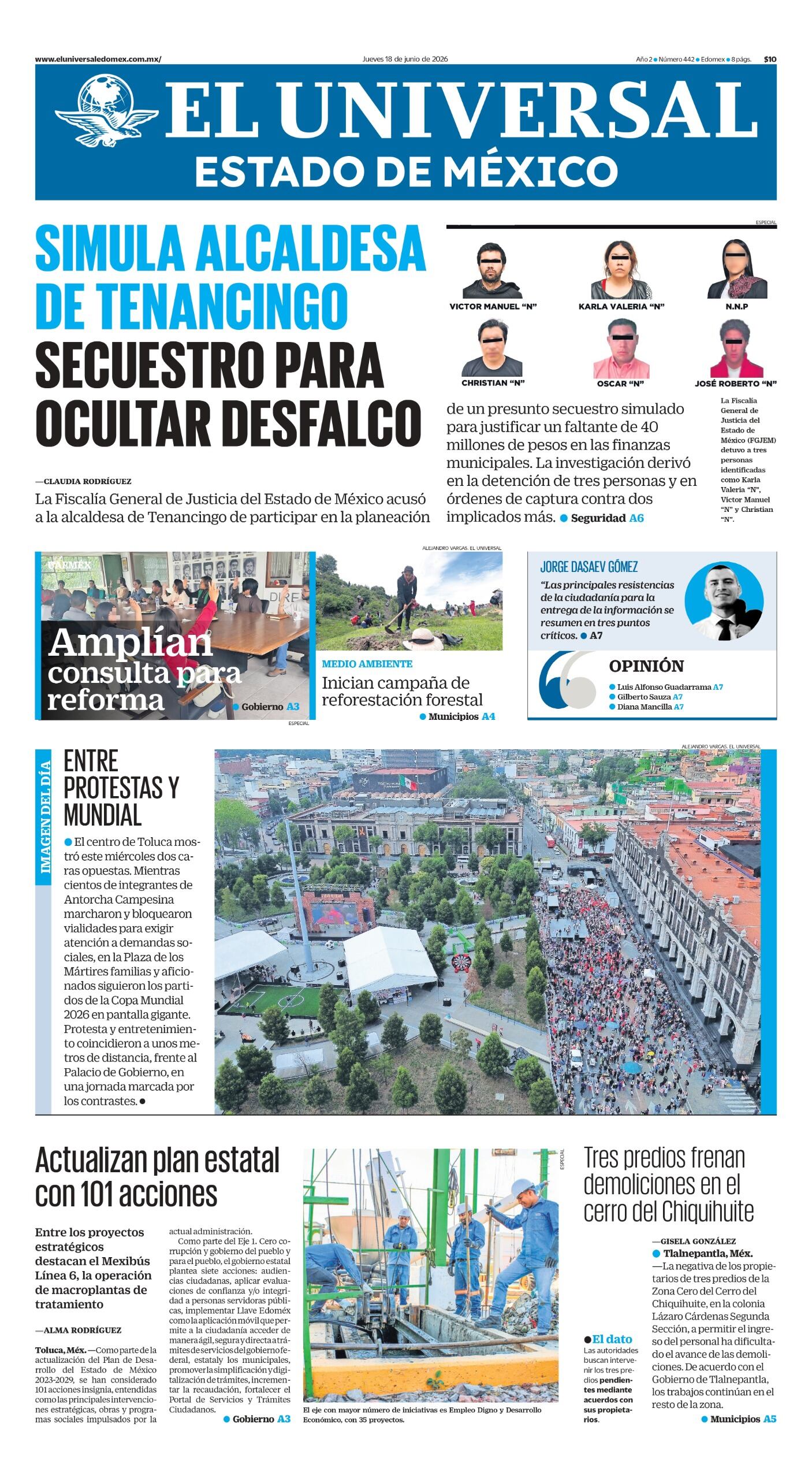 Portada 18 de junio de 2026