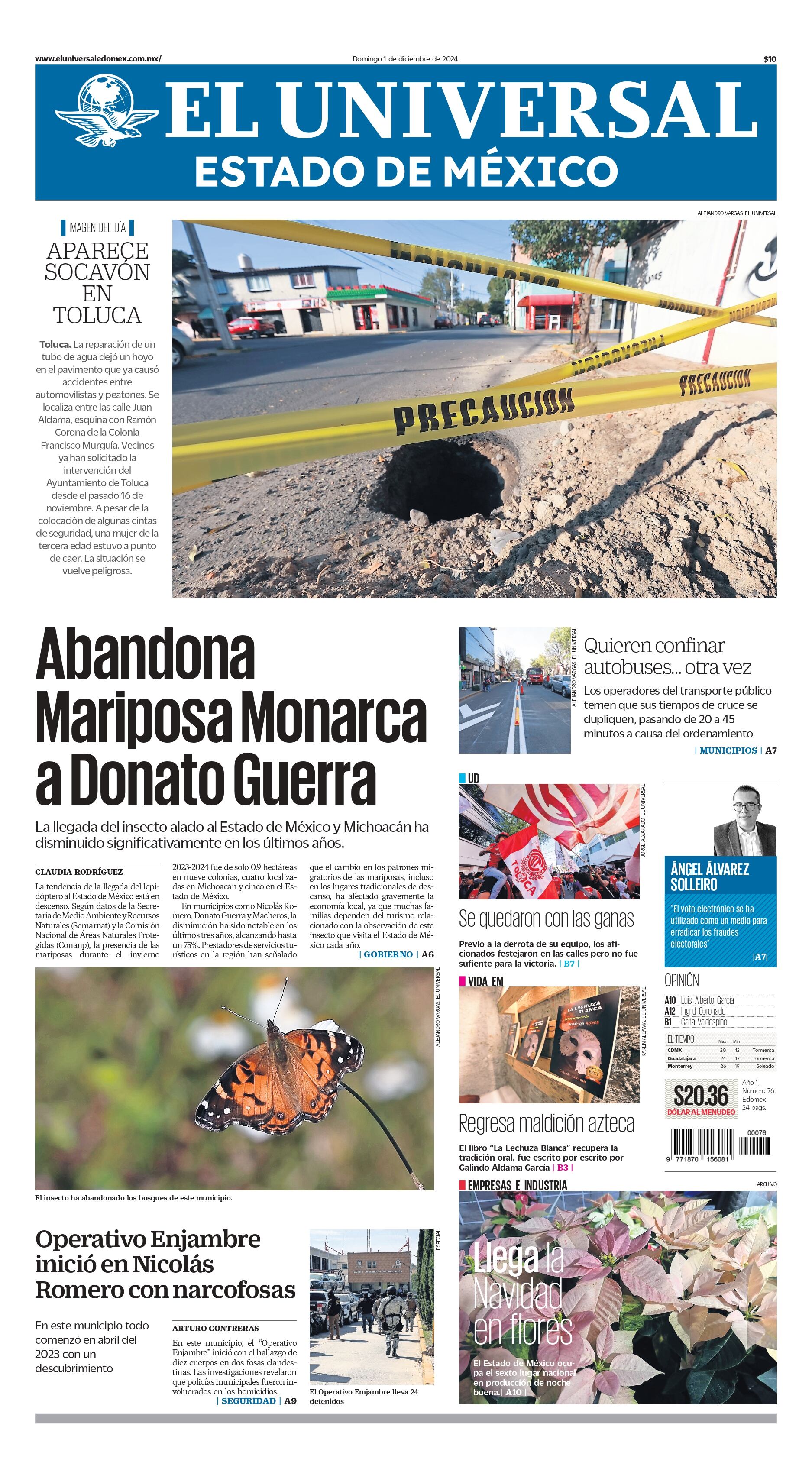 Portada Edomex 01 de diciembre