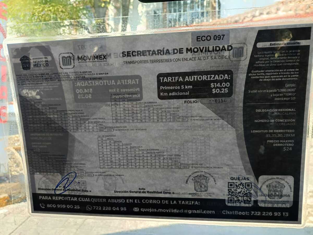 ¡Sube el pasaje en Edomex! Las nuevas tarifas llegan a Naucalpan, Atizapán y Tlalnepantla