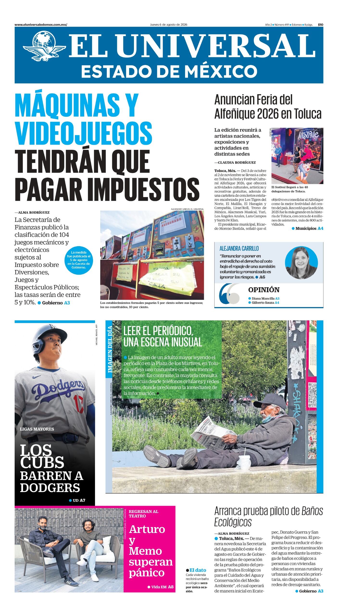 Portada 06 de agosto de 2026