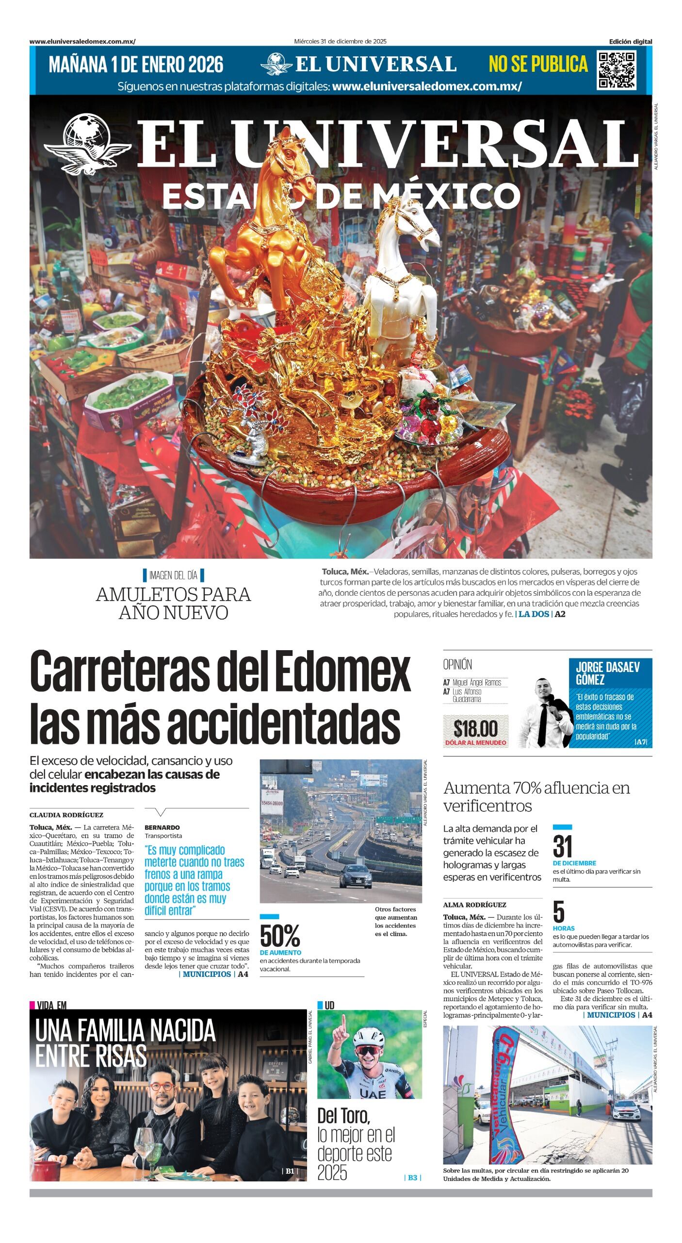 Portada 31 de diciembre de 2025