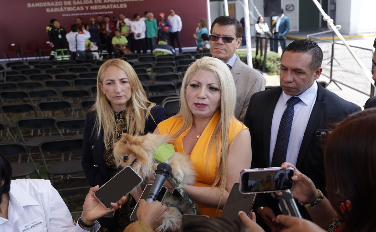 La secretaria de Salud del Estado de México, Macarena Montoya Olvera, indicó que continúan los trabajos para concluir los hospitales abandonados. Foto: Arturo Hernández/ El Universal Estado de México