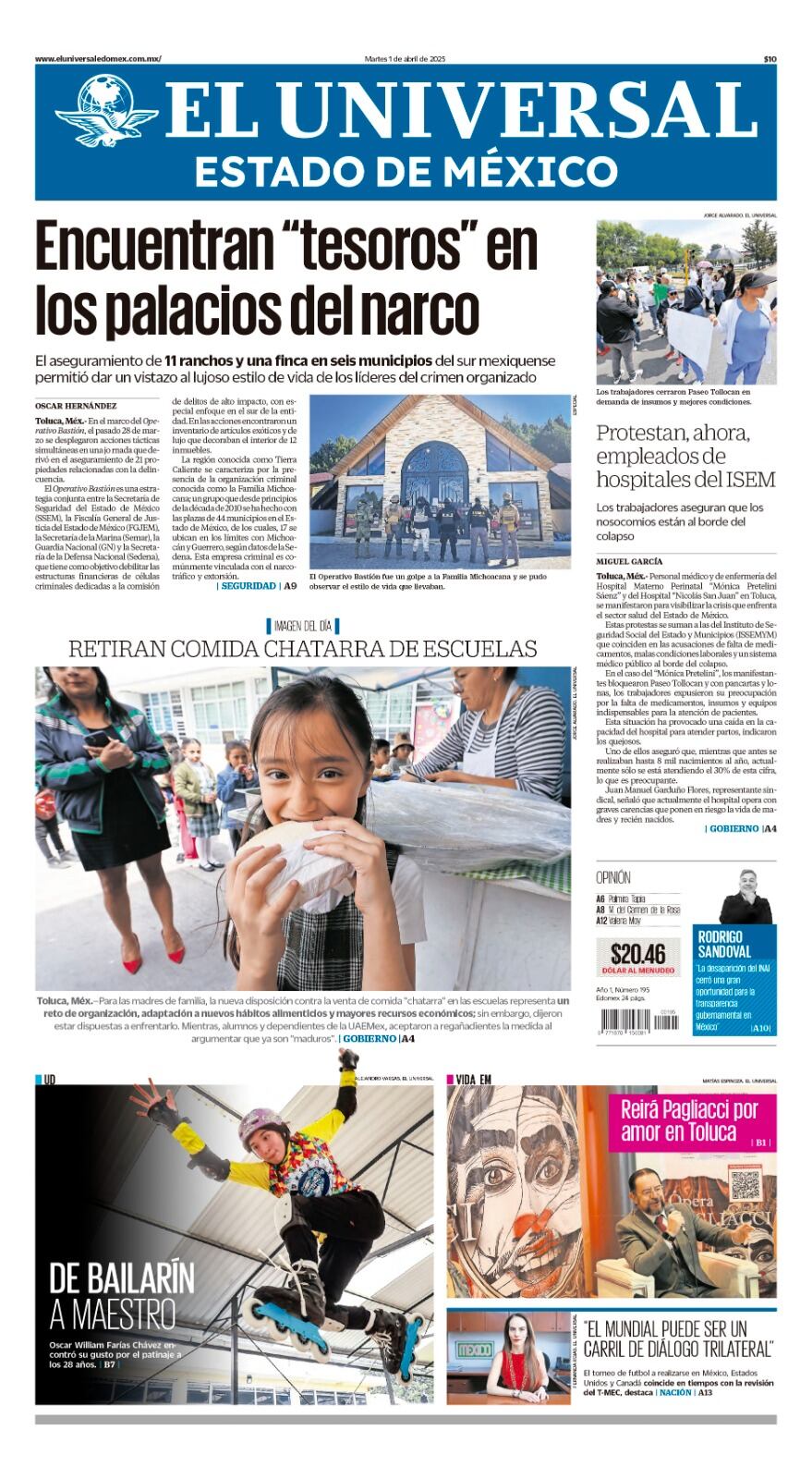 Portada 1 de abril 2025