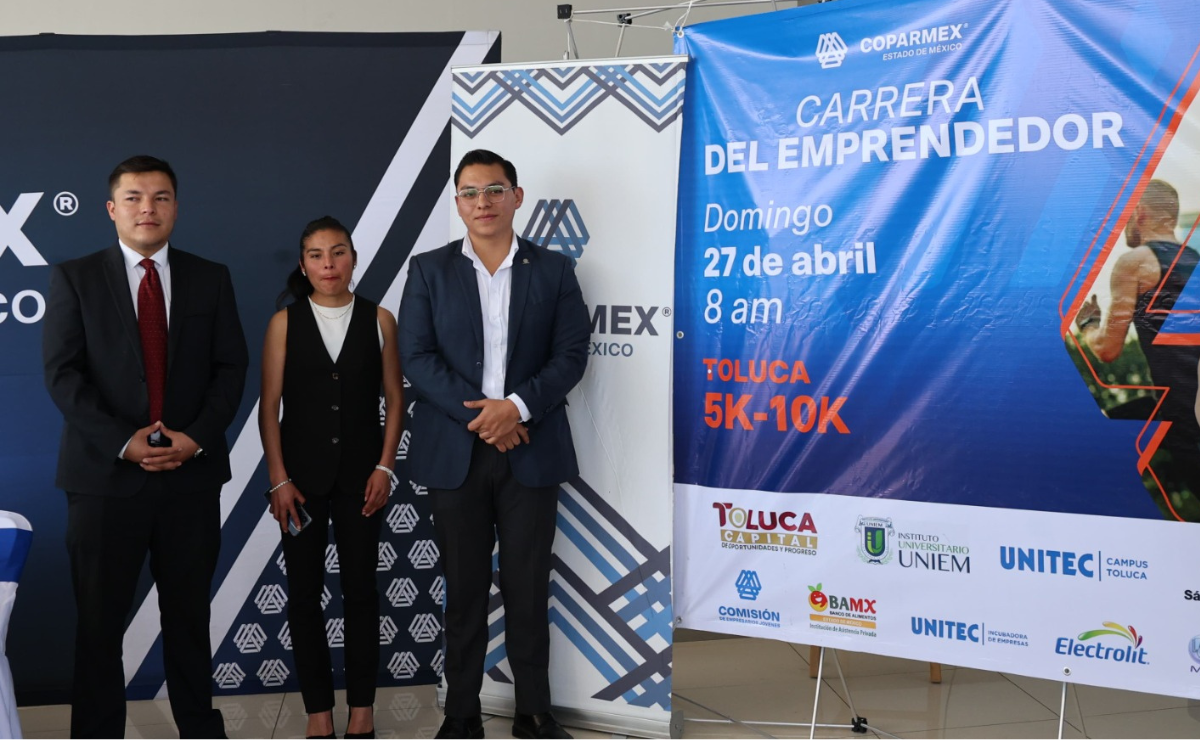 Deja tu huella corriendo y donando: La Carrera del Emprendedor te espera en Toluca. Foto: Roberto Guerrero