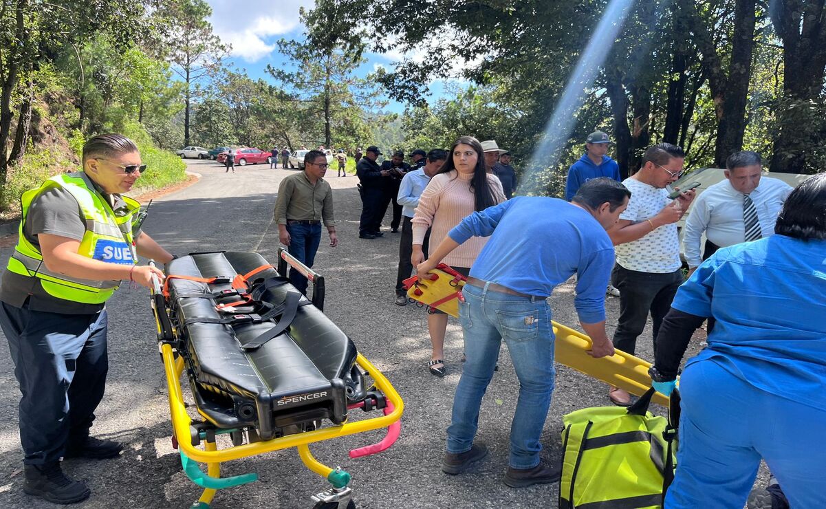 Accidente en Jiquipilco: Autobús se vuelca y deja 28 lesionados