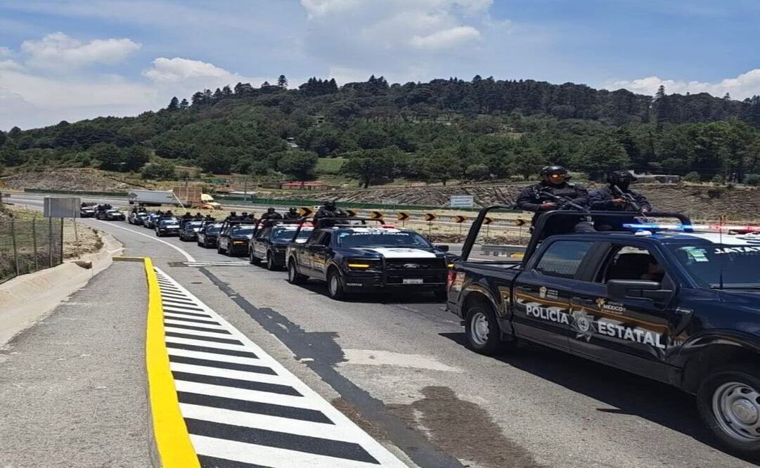 Se desplegaron a más de 120 elementos de la Guardia Municipal de Naucalpan, la Guardia Nacional y de la Secretaría de Seguridad del Estado de México / Foto: Especial