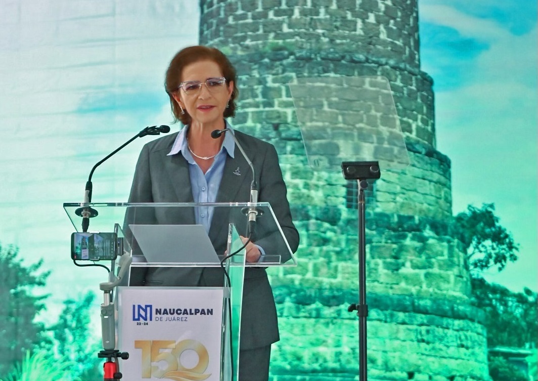 La alcaldesa de Naucalpan, Angélica Moya Marín. Foto Especial
