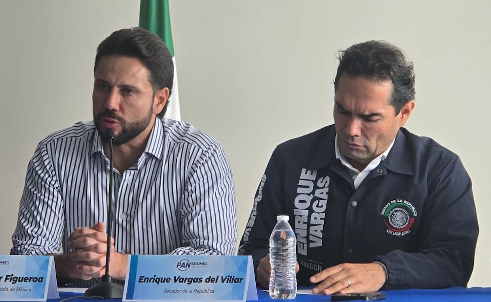 Anuar Azar, dirigente estatal del PAN, aseguró que el partido buscará la victoria en 30 municipios mexiquenses apostando por la competitividad electoral. Foto Especial