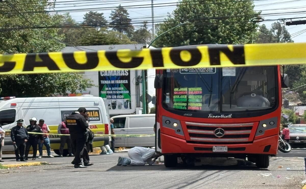 Fatal accidente: Camión de transporte público atropella a mujer en Toluca