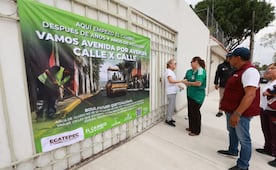 Repavimentan en Ecatepec Boulevard Quetzalcóatl de Ciudad Azteca