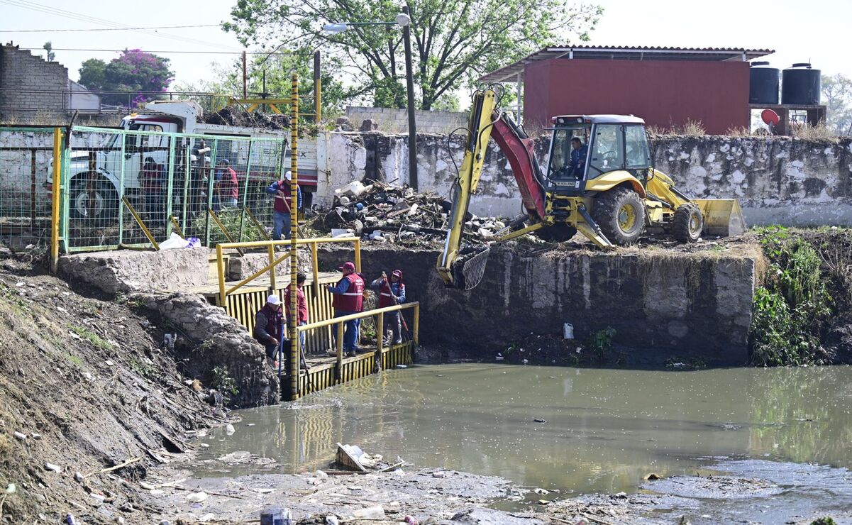 Edomex se prepara para lluvias: Delfina Gómez anuncia desazolve de 130 km de desagües