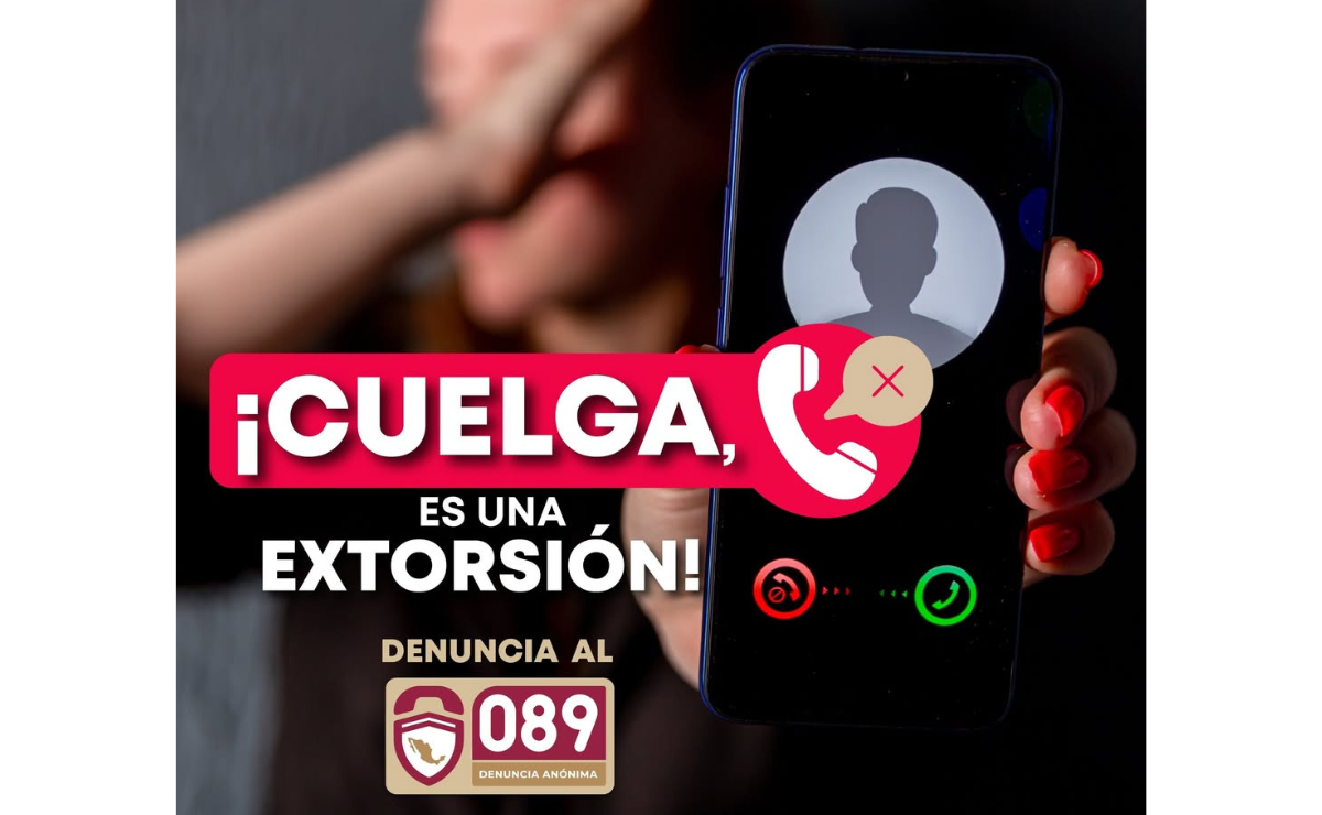 Autoridades de Toluca advierten: la extorsión se castiga con penas severas. ¡No te quedes callado! Foto: Especial