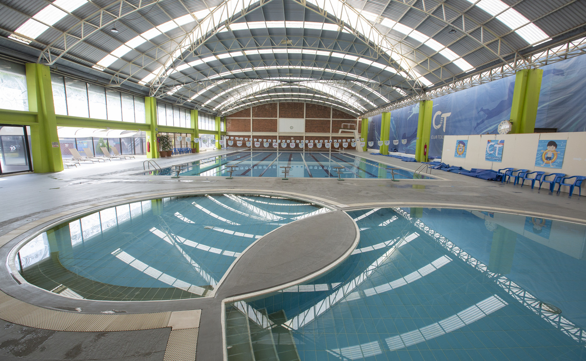 La alberca que se encuentra en las instalaciones del Club Toluca es de tamaño olímpico y funciona de lunes a sábado entre 6:00 am y 9:00 pm. Foto: Especial