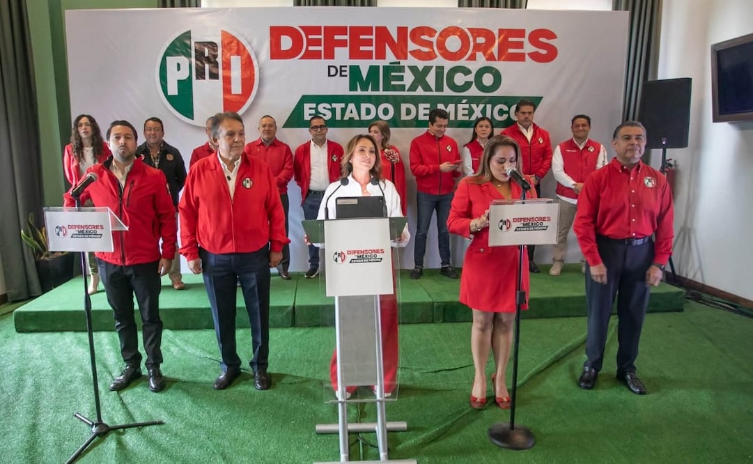 Cristina Ruiz Sandoval, presidenta del PRI en el Estado de México, detalla la nueva estrategia de organización territorial. Foto Especial