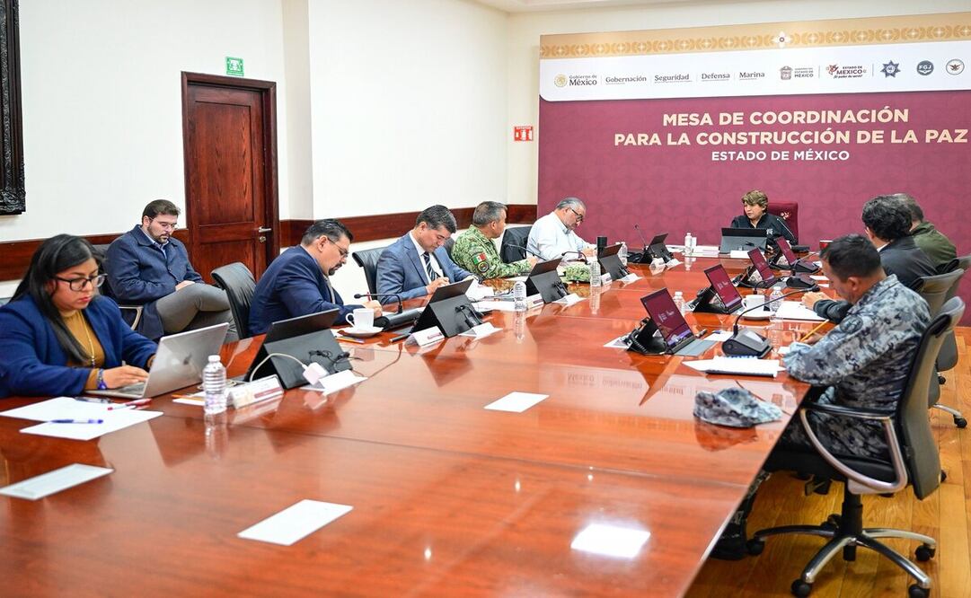 Delfina Gómez Álvarez informó que durante la última semana se registró una reducción del 21% en el promedio diario de homicidios dolosos en comparación con la semana anterior. Foto: Especial