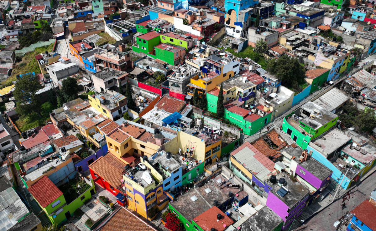 Con un avance superior al 75%, el mural de El Cóporo está cada vez más cerca de concluirse Foto: Especial