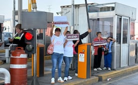 ¡Paso libre en la caseta de Tepotzotlán! Protestan vecinos de la colonia 4T en la México-Querétaro 