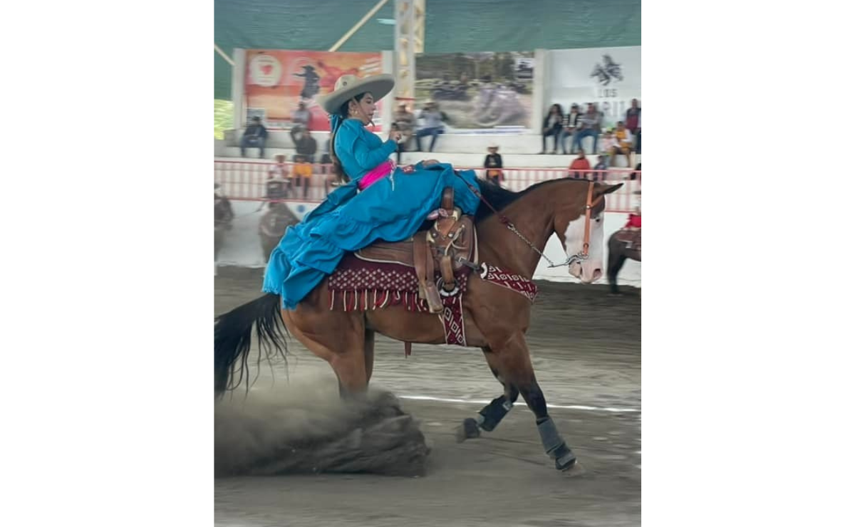 Jinetes y escaramuzas de todo el Edomex participan en el Campeonato Estatal de Charrería 2025. Foto: Especial