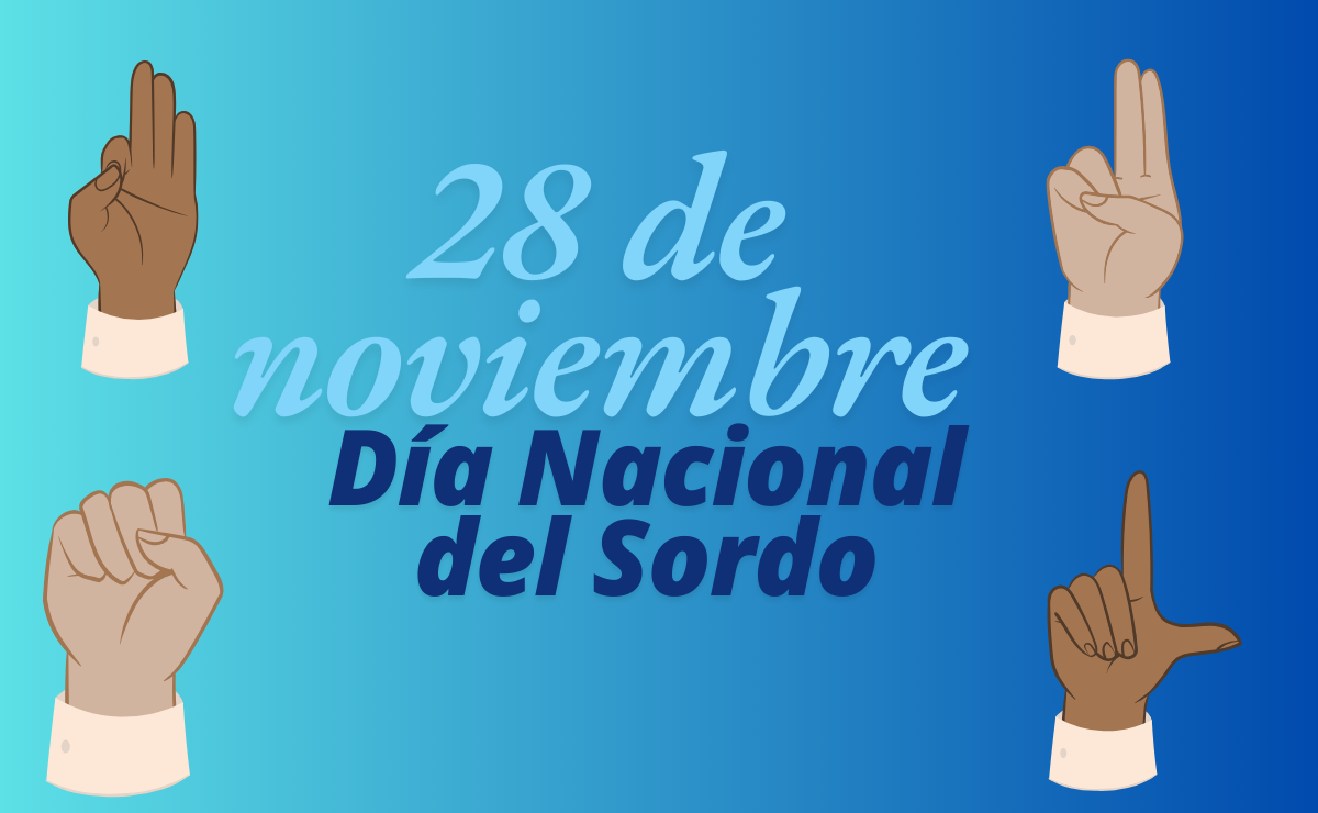28 de noviembre día nacional del sordo Foto: Especial