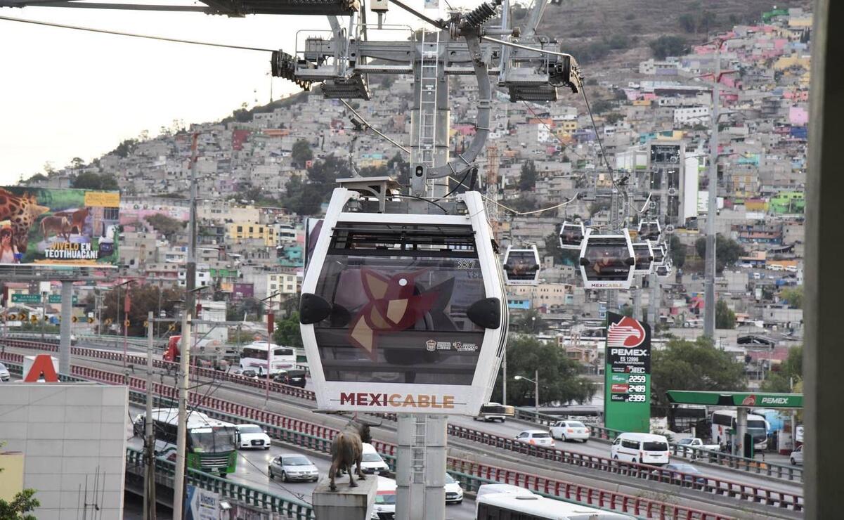 El Mexicable representa un ahorro de tiempo de 1 hora a 27 minutos particularmente para los usuarios de Naucalpan. / Foto Especial