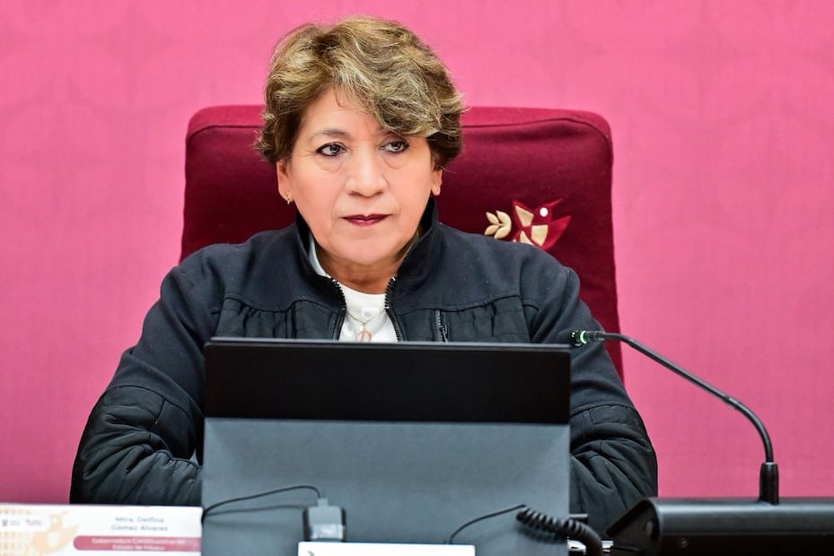 La Gobernadora Delfina Gómez Álvarez encabezó la Mesa de Paz, donde se destacaron los resultados de la Secretaría de Seguridad contra los delitos de alto impacto. Foto Especial