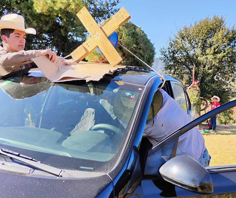 La venta de árboles de Navidad en Xonacatlán ya inició. Foto Rosario Antonino