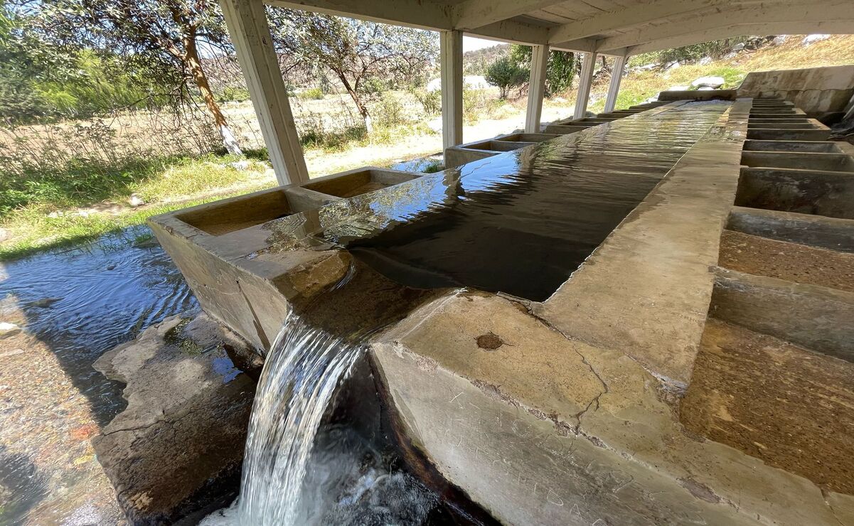 El Magueyal cuenta con pozos que fueron construidos para poder captar el agua. Foto: Michelle Sánchez / El Universal Estado de México