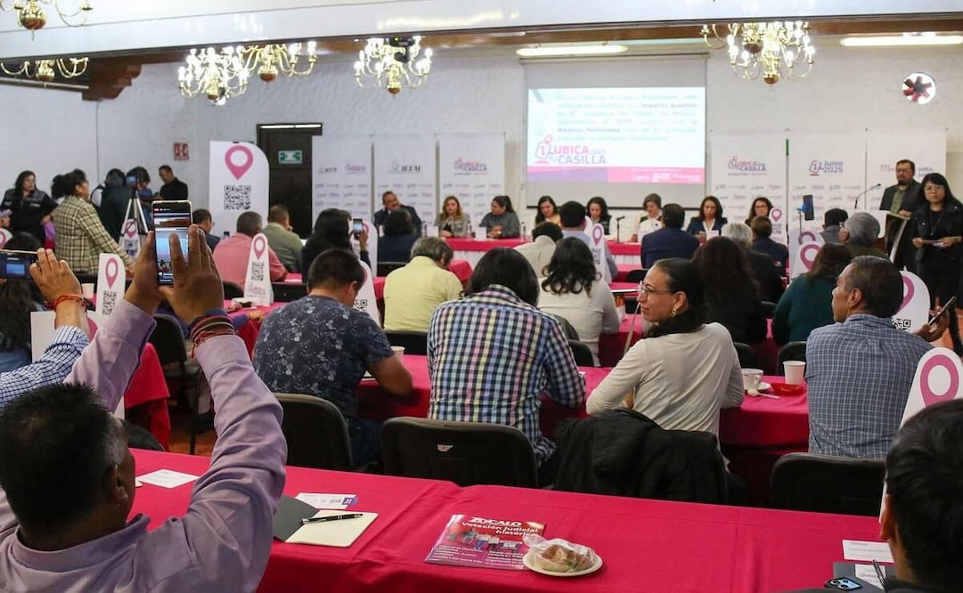 El Instituto Electoral del Estado de México  aseguró que existen las condiciones necesarias para que el 1 de junio la ciudadanía salga a votar. Foto: Especial