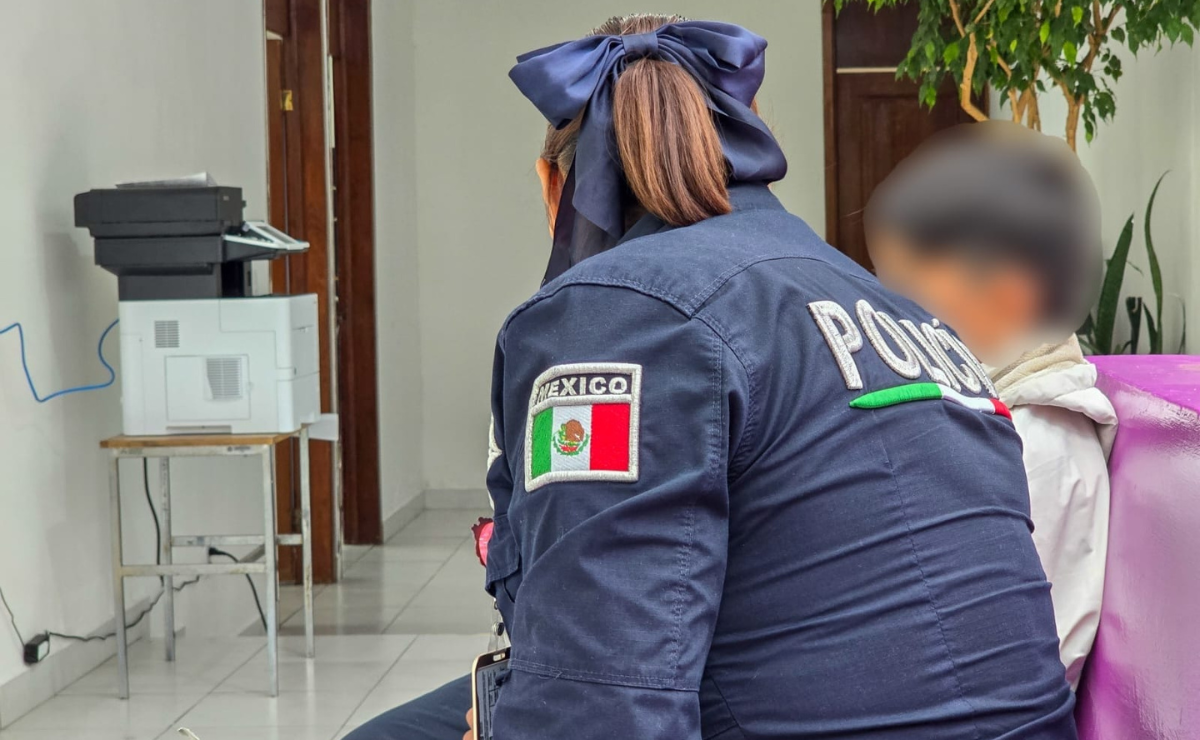 La rápida acción de la policía de Ecatepec permitió el rescate de un niño de 10 años que fue víctima de extorsión telefónica. Foto: Especial