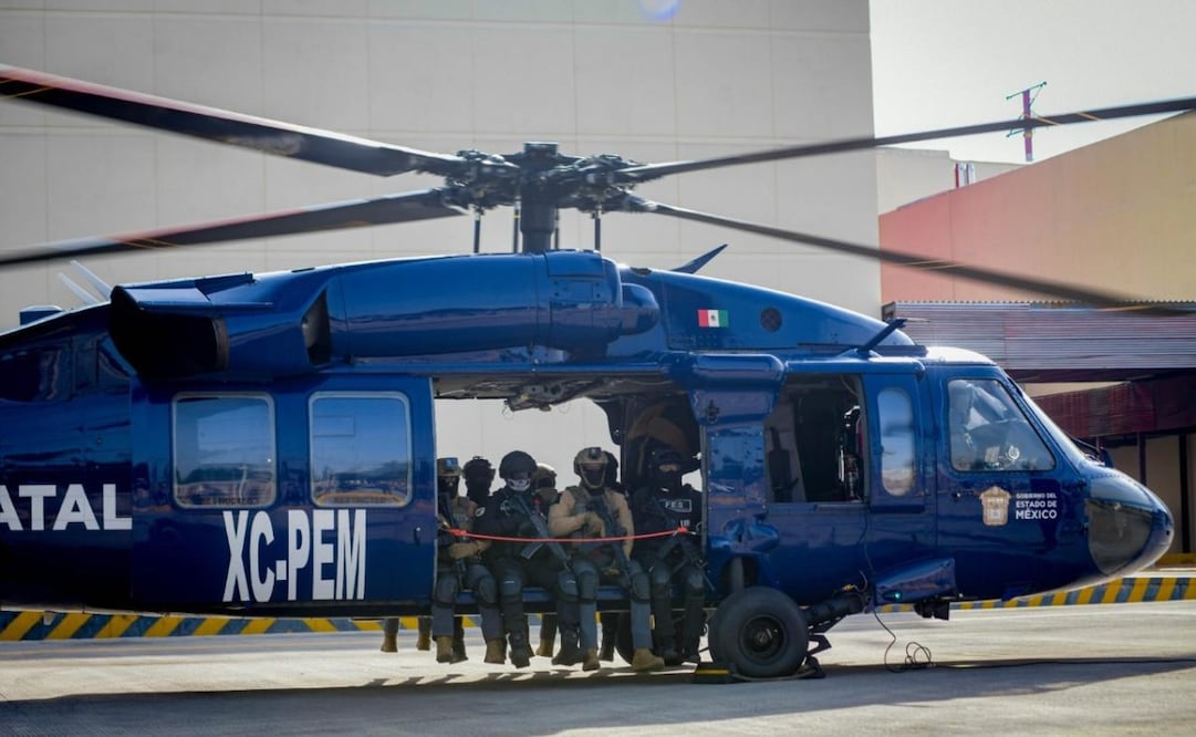 Operativo táctico en tierra coordinado con la Fuerza Especial de Seguridad (FES) y el apoyo de unidades aeromóviles. Foto Especial