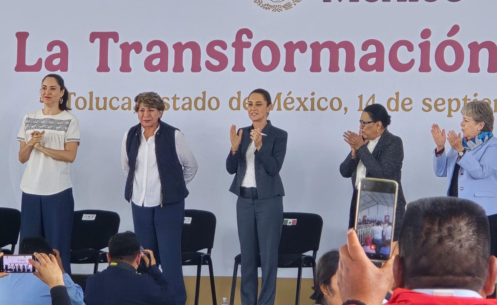 Sheinbaum en Edomex: "La Transformación Avanza" y 3.8 millones de mexiquenses ya tienen apoyos