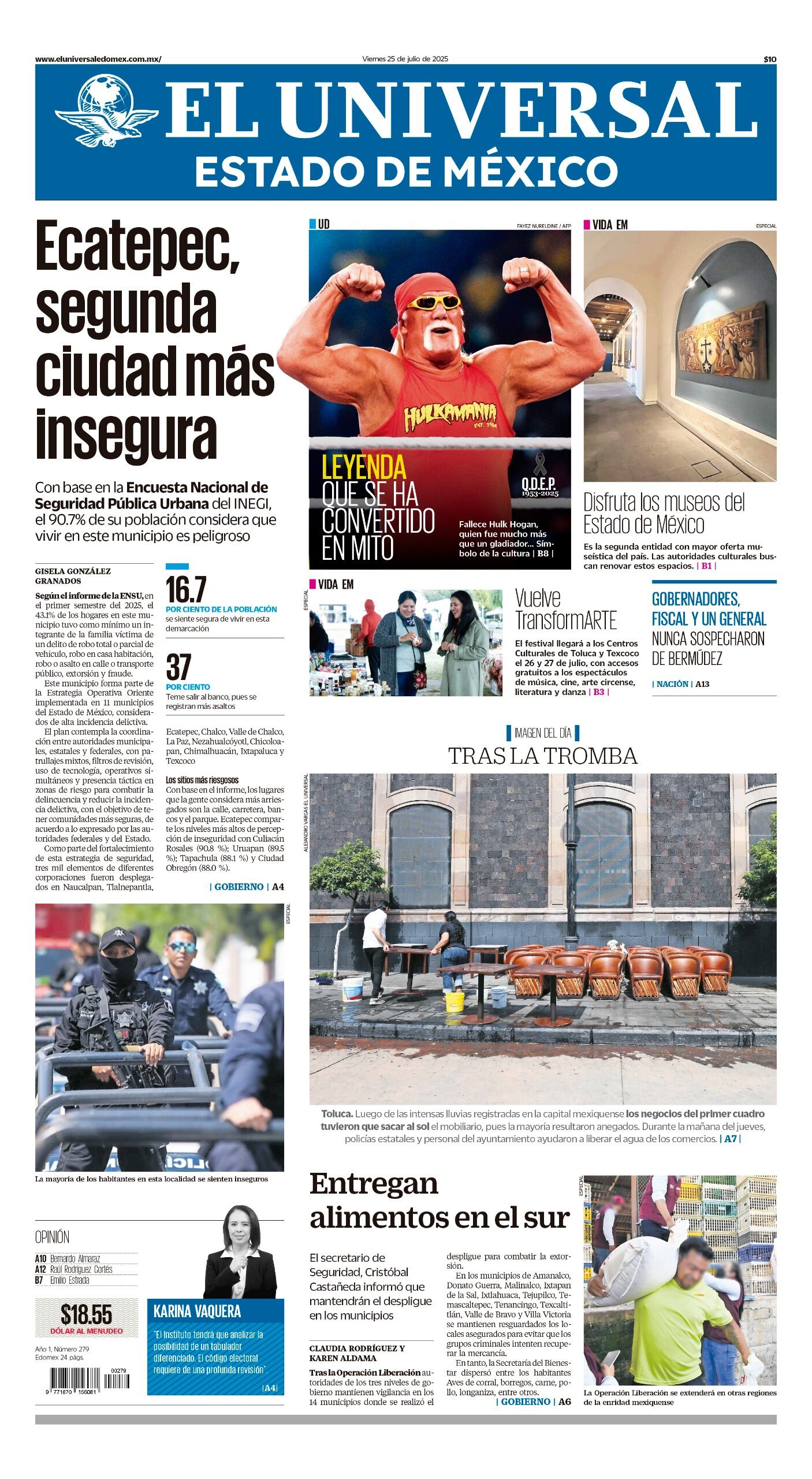 Portada 25 de julio 2025