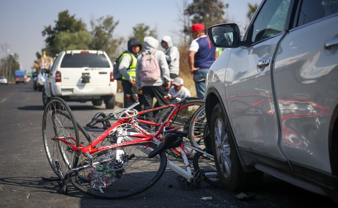 Cinco peregrinos resultaron heridos, dos de ellos de gravedad / Foto Luis Camacho