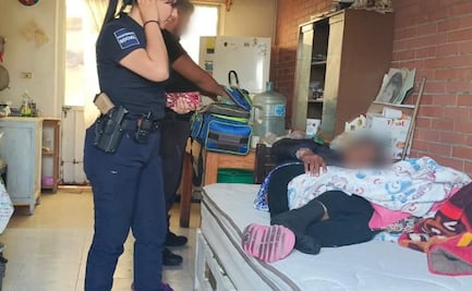 Trasladan a adulta mayor a albergue debido a situación de abandono