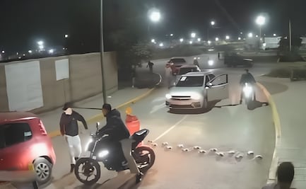 Video: Sujetos amenazan y disparan contra automovilista en Nextlalpan