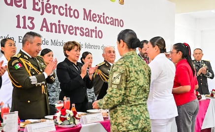 Delfina Gómez encabeza el 113 Aniversario del Ejército en la 22 Zona Militar: Alianza clave por la paz en Edomex
