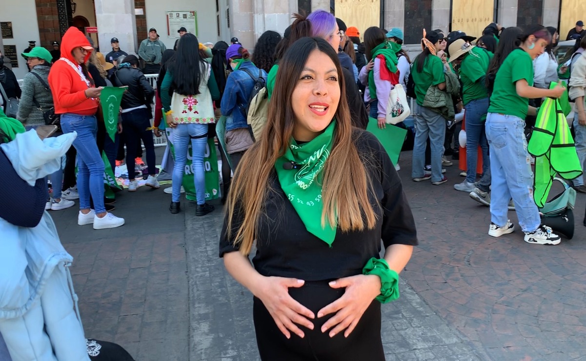 “Por mi trabajo pensé en abortar”: Ailine González / Foto Sergio García