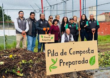 Metepec inaugura centro de compostaje para reducir residuos sólidos.