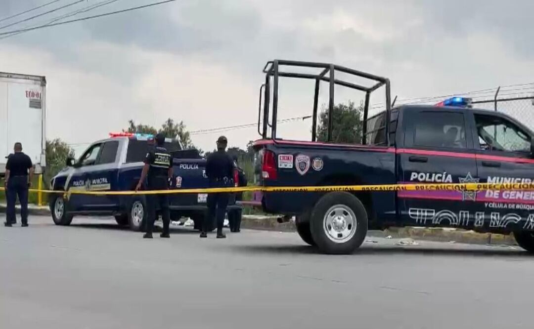 El cuerpo se encontró en la Avenida Industria Automotriz en Santa María Totoltepec. Foto: Sergio Vargas