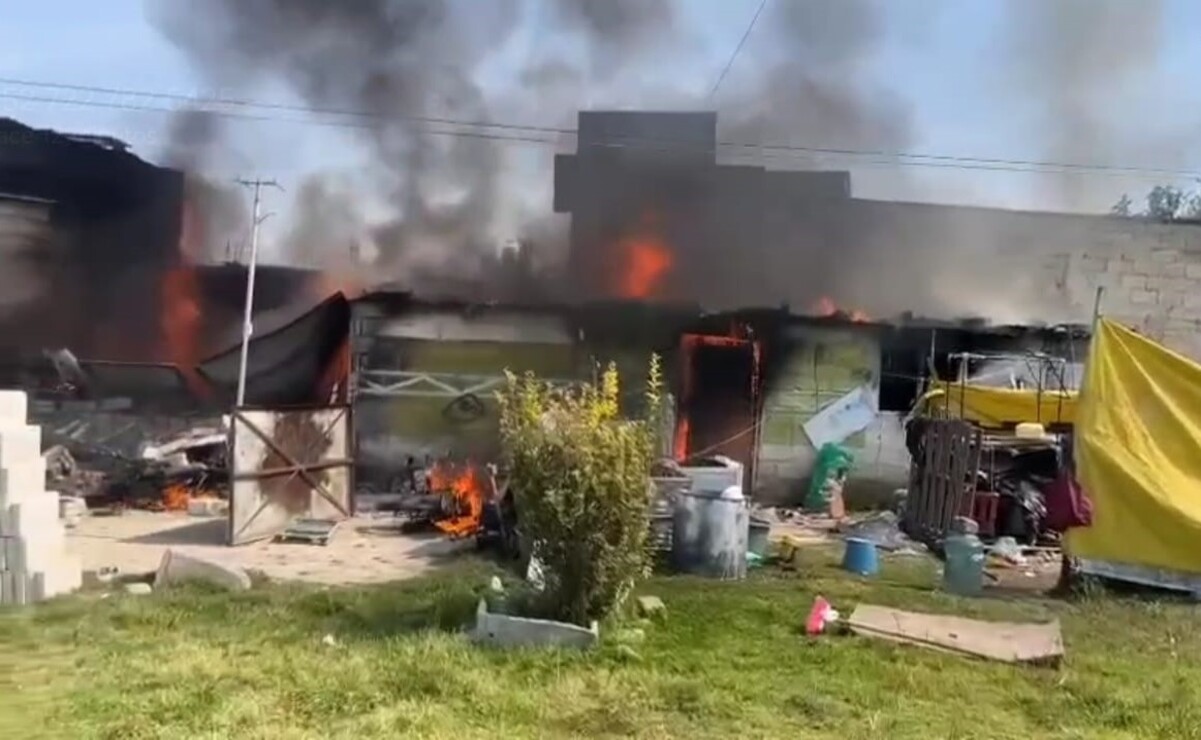Los habitantes de la zona se percataron de una columna de humo que provenía de una casa. Foto: Captura de pantalla