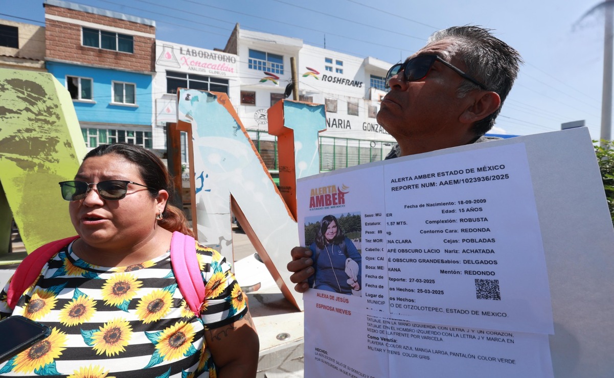 Otzolotepec: Madre de joven desaparecida acusa inacción de Fiscalía del Edomex