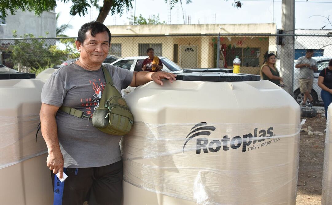 Consulta el calendario de entrega de tinacos del programa "Vivienda para el Bienestar" en el Estado de México. Foto: @Bienestar_Camp / X