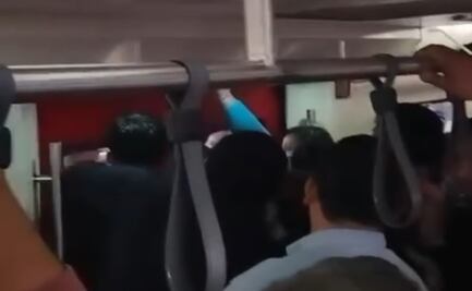 Video: ¡Otra falla! Ahora puertas bloqueadas en el Tren Suburbano afectan el servicio